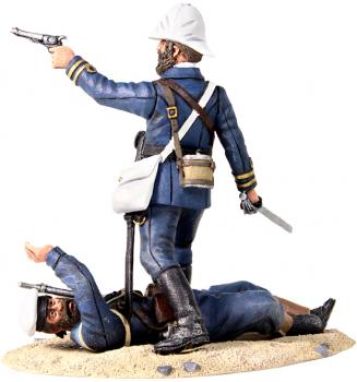 Close Call--British Naval Bridage Officer Defending Royal Navy Wounded--Abu Klea, 1885--Two figures--RETIRED--LAST ONE!! Close Call--British Naval Bridage Officer Defending Royal Navy Wounded--Abu Klea, 1885--Two figures--RETIRED--LAST ONE!! #31672