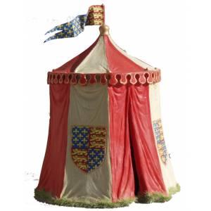 Medieval Campaign Tent of Edward III to Henry V--4" diameter x 6" height---ONE IN STOCK. #4026