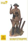 Image of WWI Schutztruppe--44 plastic figures (1/72 scale)