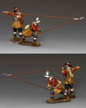 Crouching Pikeman PLUS Present Pikeman--two figures--RETIRED--LAST ONE!! Crouching Pikeman PLUS Present Pikeman--two figures--RETIRED--LAST ONE!! #31838