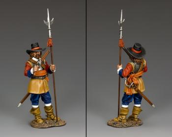 Parliamentary Officer with Halberd and Pistol--single figure--RETIRED--LAST ONE!! Parliamentary Officer with Halberd and Pistol--single figure--RETIRED--LAST ONE!! #31842