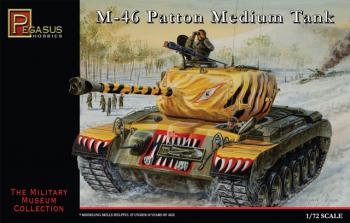 M-46 Patton Tank--1:72 scale plastic tank kit M-46 Patton Tank--1:72 scale plastic tank kit #31887