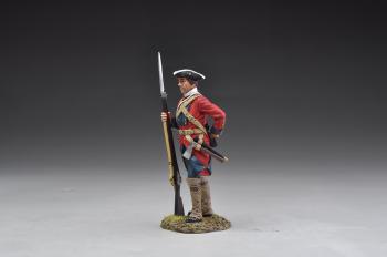 Infantryman, 60th Regiment reloading/reaching for ammo--single figure--RETIRED--LAST ONE!! #31997