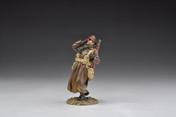 British Tommy casualty in greatcoat (Autumn, Western Front, 1914)--single figure--RETIRED--LAST ONE!! #32019