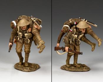 Wounded (Victoria)--two figures on single base--RETIRED. #32095