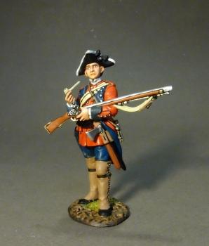 Private Jenkins, 60th (Royal American), Regiment of Foot, The Raid On St. Francis 1759--single figure--RETIRED--LAST ONE!! Private Jenkins, 60th (Royal American), Regiment of Foot, The Raid On St. Francis 1759--single figure--RETIRED--LAST ONE!! #32508