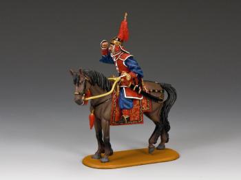 Mounted Imperial Chinese Guard Officer--single mounted figure--RETIRED. #0