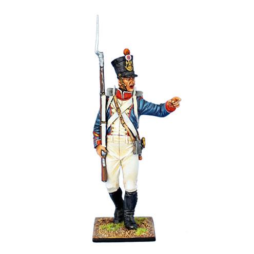 French 45th Line Infantry Fusilier Nco--waterloo 1815--single Figure 