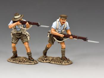 Run & Fire--two ANZAC figures--RETIRED. #32780