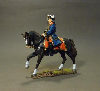 Image of Ltn. Col. Étienne-Guillaume de Senezergues, Regiment de La Sarre--single mounted figure--RETIRED--LAST ONE!!