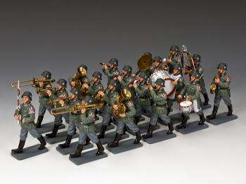 The 20-piece Classic Wehrmacht Band--twenty figures--RETIRED.* #32845