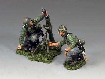 Wehrmacht Mortar Team--two figures and mortar--RETIRED. - LAST ONE! #0