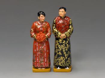 New Bride & Groom--two figures New Bride & Groom--two figures #32937