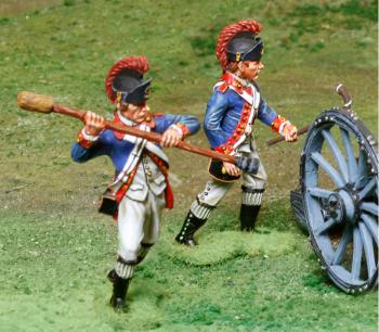 Royal Artillery Swabber and Ignitor--two figures--RETIRED--LAST ONE!! #33027