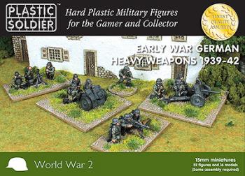 Image of 15mm Early War German Heavy Weapons (MGs, Pak, 75mm, etc.)--AWAITING RESTOCK.