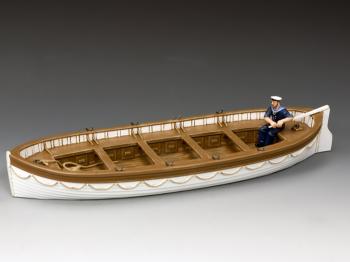 The Gallipoli Whale Boat--single boat and Navy coxswain--RETIRED. #33113