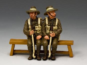 Sitting Anzacs Set #1 (South Australia)--two seated figures--RETIRED--LAST ONE!! #33119