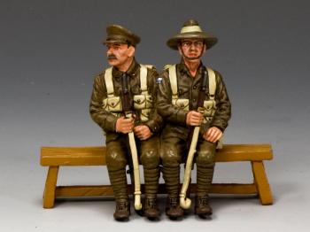 Sitting Anzacs Set #2 (South Australia)--two seated figures--RETIRED--LAST ONE!! #33122