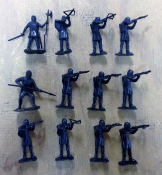 Medieval Knights (Marx)--12 figures in 3 poses--RETIRED--LAST ONE!! #33267