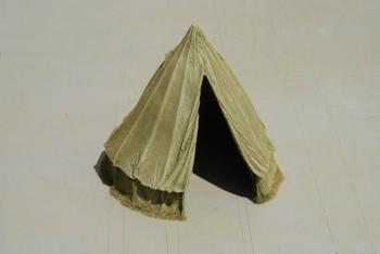 WWII Bell Tent Olive--5" high x 5.5" diameter--AWAITING RESTOCK!  #33340