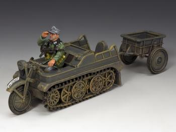Sd.KFz.2 Kettenkrad and Trailer--RETIRED. - ONE AVAILABLE!  #33387