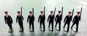 Australian Infantry 1948 Pattern Blue--8 figures #33396