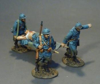 Stretcher Party, French Infantry, 1917-1918--The Great War, 1914-1918--four figures--RETIRED--LAST ONE!! Stretcher Party, French Infantry, 1917-1918--The Great War, 1914-1918--four figures--RETIRED--LAST ONE!! #33486