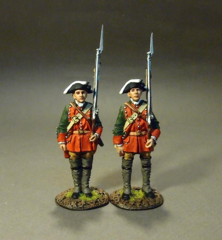 Two Line Infantry At Attention 2 The Pennsylvanian Provincial Regiment