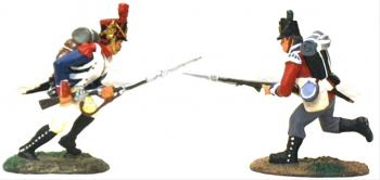 Image of British & French Hand to Hand Set--two figures--RETIRED--LAST ONE!!