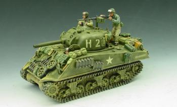 Sherman M4A3 with 105mm Gun and Crew--RETIRED--LAST ONE!! #4444