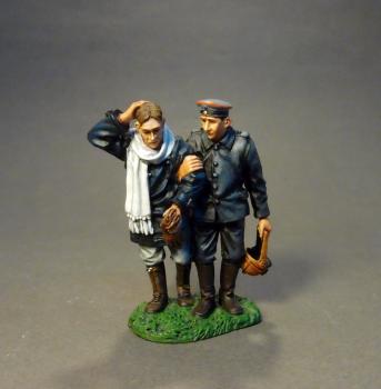 Image of Wounded/captured Pilot, Knights of the Skies--two figures on one base