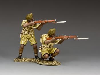 Sikh Fire Team--two figures--RETIRED. ONE AVAILABLE!  #33823