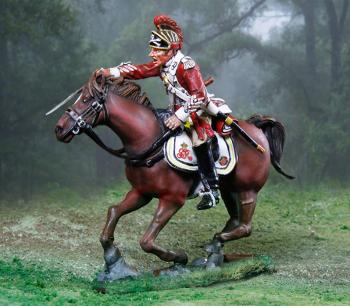 British 17th Dragoons Officer--single mounted figure--RETIRED--LAST ONE!! #33911