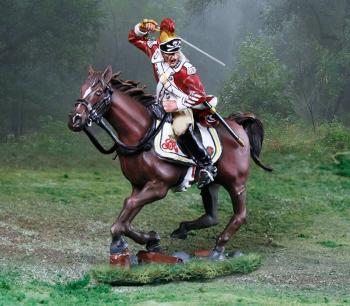 British 17th Dragoons Turning Slashing--single mounted figure--RETIRED--LAST ONE!! #33915