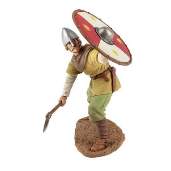 Viking Wearing Spangenhelm, Defending--single figure #33933