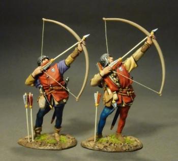 Two Yorkist Archers, The Retinue of John Howard, 1st Duke of Norfolk, The Battle of Bosworth Field 1485, The Wars of the Roses 1455-1487—two figures #2