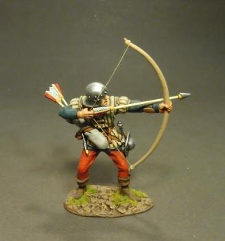 Yorkist Archer #3, The Battle of Bosworth Field, 1485, The Wars of the Roses, 1455-1487—single figure - LAST ONE! #34306