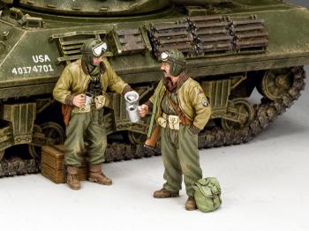 Tank Crews Set #1--two figures, no tank #34438