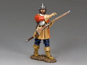 Captain of Muskets (Parliamentary)--single figure--RETIRED. #34467