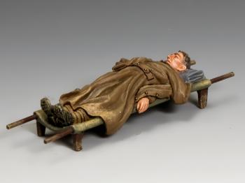 Stretcher Case--WWI British Tommy on Stretcher--RETIRED. #34849