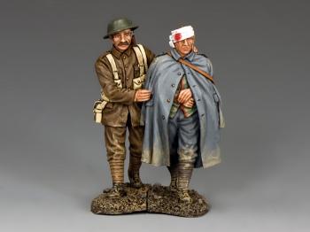 Wounded Prisoner & Escort--single piece--RETIRED--LAST ONE!! #34850