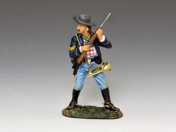 Bugler John Martin--single U.S. Cavalry figure #34864