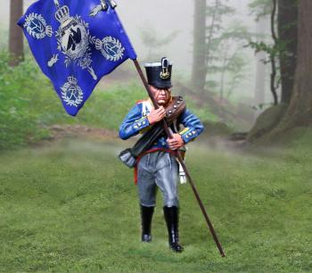 Prussian Flagbearer, 11th Prussian Line--single figure--RETIRED--LAST ONE!! #34876