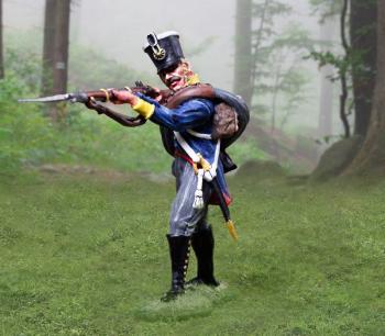 Prussian Firing, 11th Prussian Line--single figure--RETIRED--LAST EIGHT!! #34877
