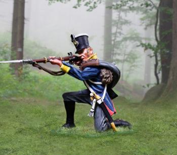 Prussian Kneeling Firing, 11th Prussian Line--single figure--RETIRED--LAST TWELVE. #34878