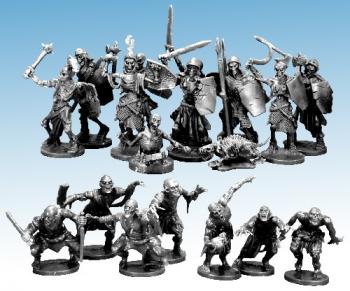 Undead Encounters--17 multi-part hard plastic 28mm figures (10 Skeletons, 4 Ghouls, 3 Zombies) Undead Encounters--17 multi-part hard plastic 28mm figures (10 Skeletons, 4 Ghouls, 3 Zombies) #35101