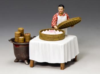 The Chinese Bun Maker--single figure, pot, table #35285
