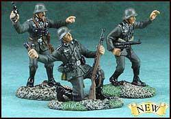 Image of German Wermacht Assault Set--three figures--RETIRED--LAST THREE!!