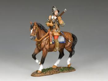 Royalist Cavalier Ready, English Civil War--single mounted figure--RETIRED. #35500