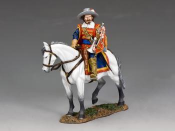 Royalist Trumpeter, English Civil War--single mounted figure--RETIRED. #35502